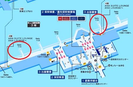 羽田空港ラウンジマップ