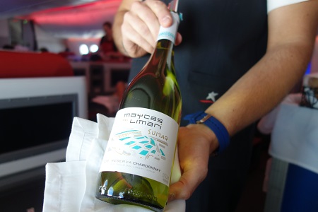 ラン航空の白ワイン