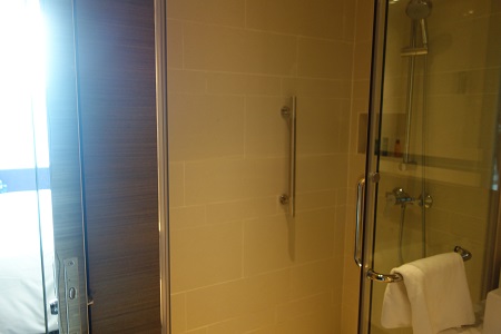 ヒルトン香港のシャワー室