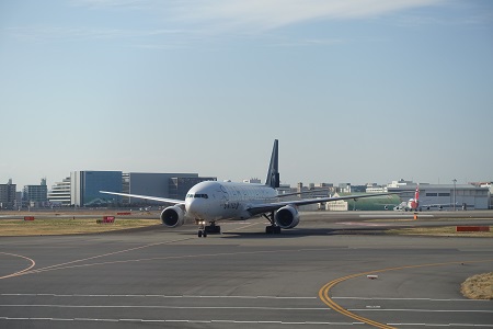 ユナイテッド航空のスタアラ塗装