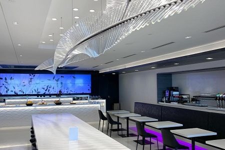 ニュージーランド航空のラウンジ。ANA SFCで利用可。長居したくなるオークランドのラウンジ。