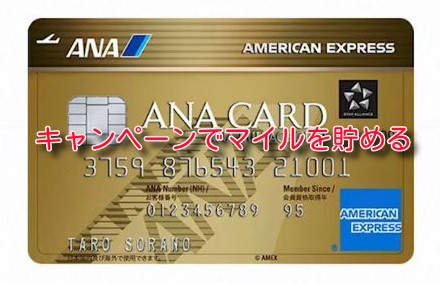 【3/13迄】ANAアメックスゴールドの発行で最大130,000マイル獲得可能！ANAカードキャンペーンも併用可！