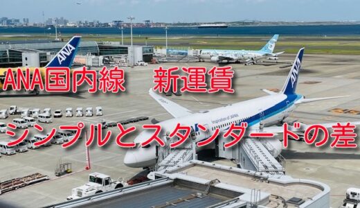 ANA国内線、シンプルとスタンダードの運賃差は？