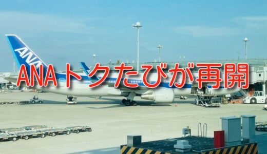 【朗報】ANAトクたびマイルが7月7日告知分から再開！