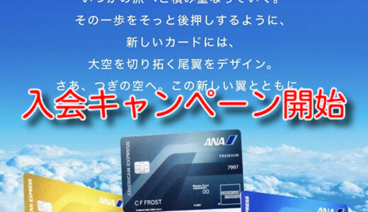 激アツキャンペーン開始！ANAアメックスゴールドで大量マイル